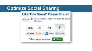 Optimize Social Sharing
 