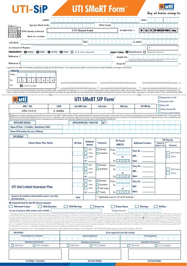 UTI Unit Linked Insurance Plan (UTIULIP) New Editable