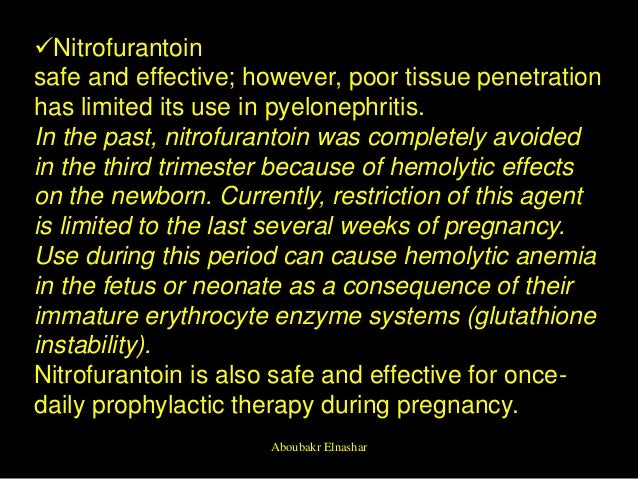Furadantin Pregnancy