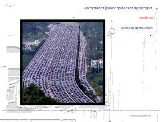 доступност јавног градског простора

                                                                                                                                                              проблем


                                                                                                                                          градски аутомобил:

                                                                                                                                                                           •




                                                                                                                                                                            •




pablic transport carfree cities monorail future transport sky web express sat system personal rapid transport pablic transport carfree cities monorail future transport sky web express


                                                                                                                                                    александра ђукић
 