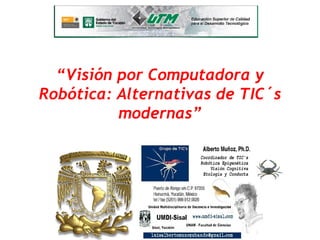 “Visión por Computadora y
Robótica: Alternativas de TIC´s
          modernas”