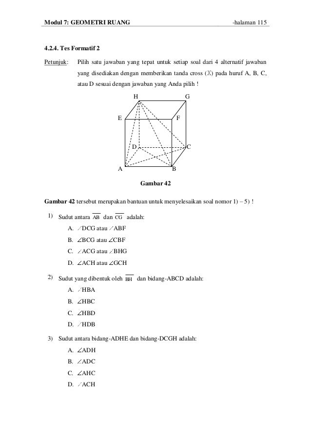Modul Geometri Ruang