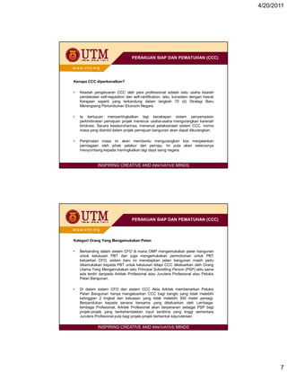 Utm slide cfo & ccc [compatibility mode] | PDF
