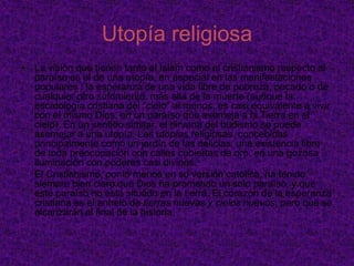 Utopía ecologistaLa utopía ecologista se ha plasmado en el libro Ecotopía, en el cual California y parte de los estados de la costa Oeste se han secesionado de los Estados Unidos, formando un nuevo estado ecologista.