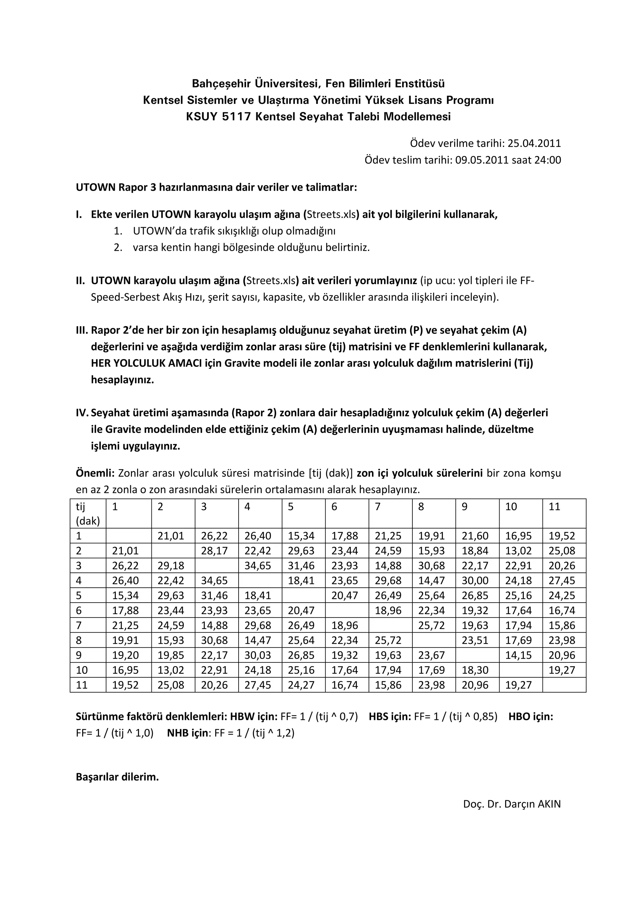 UTOWN Rapor 3 icerigi | PDF