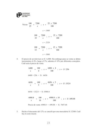 utp matematica financiera libro de estudios teórico-practico | PDF