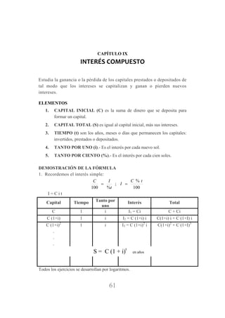utp matematica financiera libro de estudios teórico-practico | PDF