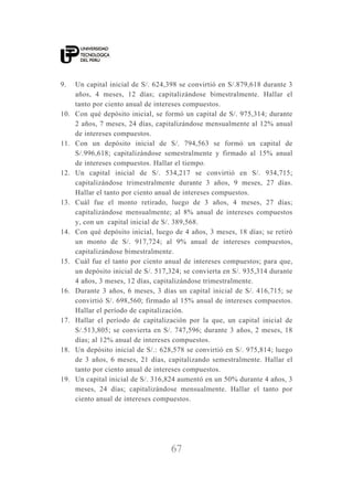 utp matematica financiera libro de estudios teórico-practico | PDF