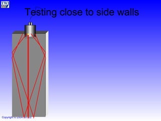 Testing close to side walls 