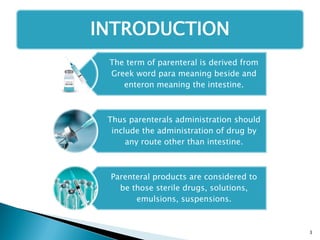 Comprehensive Overview of Parenteral Drug Administration and Quality ...