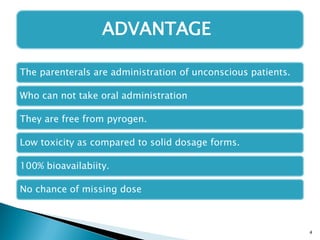 Comprehensive Overview of Parenteral Drug Administration and Quality ...