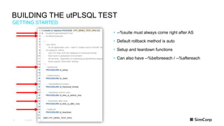 Test your PL/SQL with utPLSQL | PPT