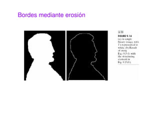 Bordes mediante erosión
 