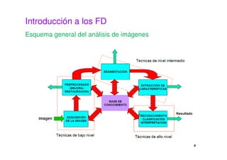 Introducción a los FD
Esquema general del análisis de imágenes
4
 