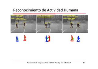 Reconocimiento de Actividad Humana




       Procesamiento de Imágenes y Visión Artificial - Prof. Ing. José C. Benítez P.   30
 