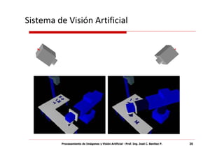 Sistema de Visión Artificial




         Procesamiento de Imágenes y Visión Artificial - Prof. Ing. José C. Benítez P.   36
 