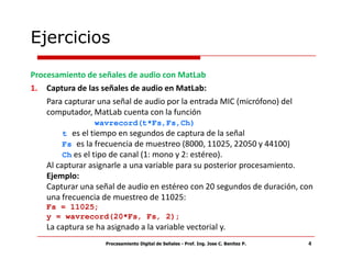 Utp pds_sl3_procesamiento de señales con mat_lab i | PDF