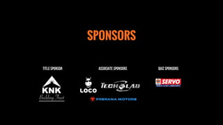 Sponsors:
SPONSORS
 