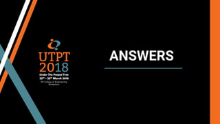 ANSWERS
 