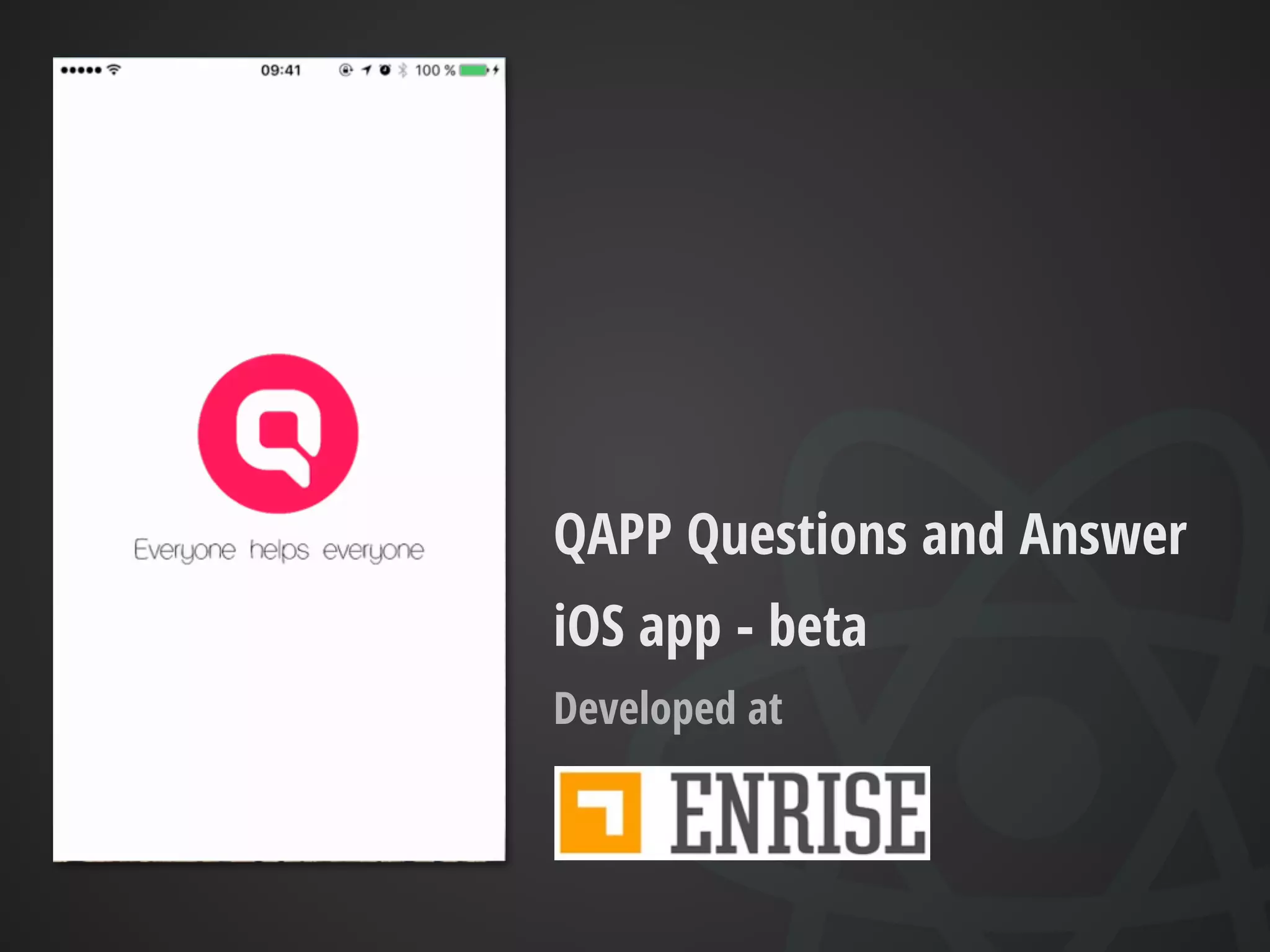 QAPP Question and Answer
iOS app - beta
Developed at
 