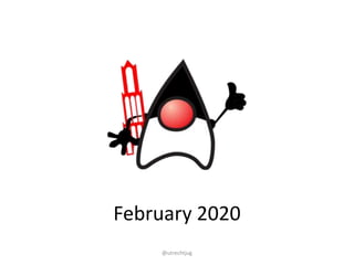 February 2020
@utrechtjug
 