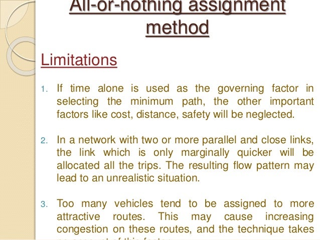 Capacity restraint traffic assignment image