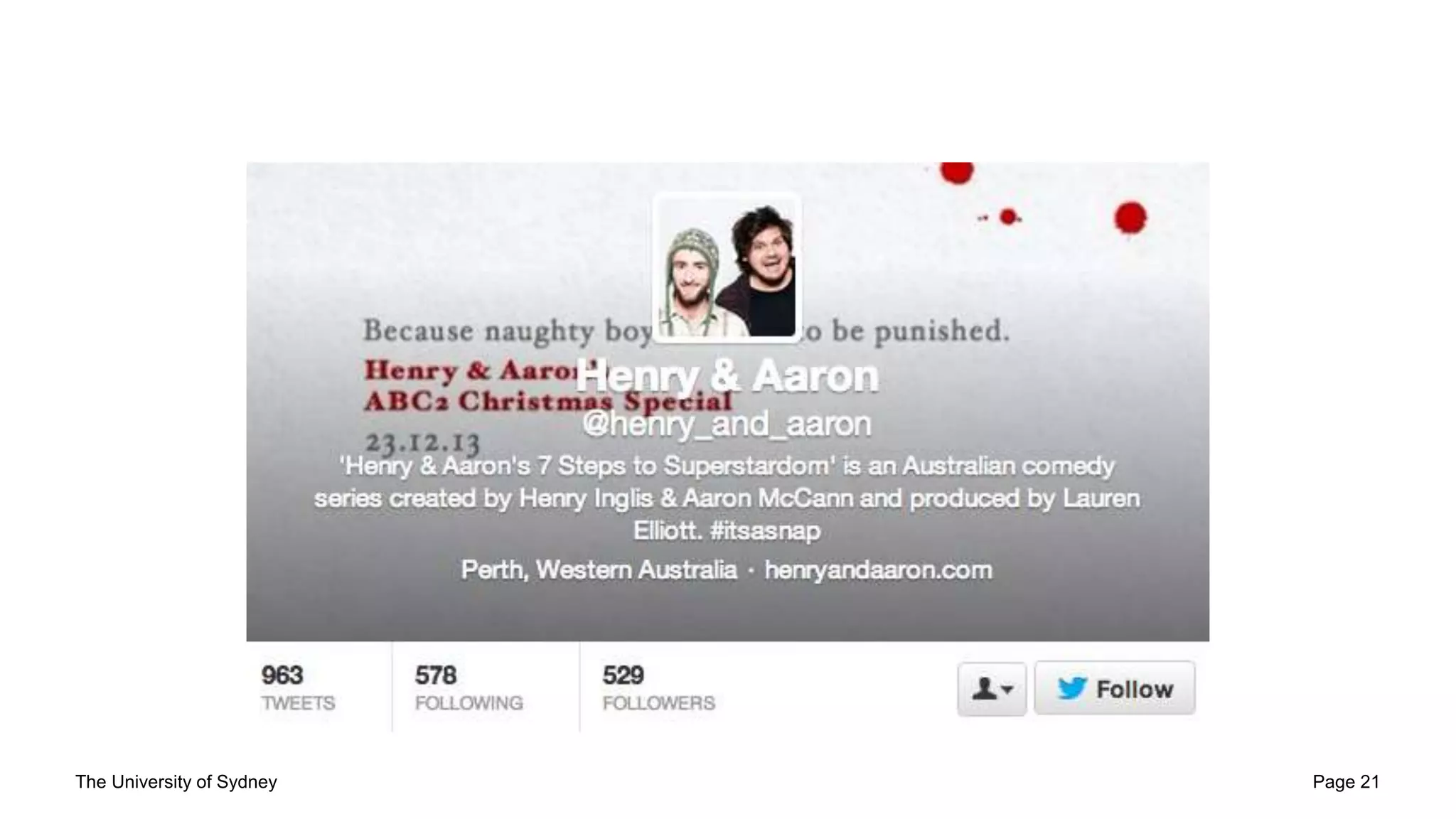 The University of Sydney Page 21
 