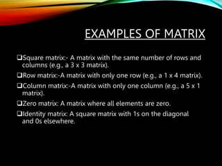 Eigen values and Eigen vectors ppt world | PPTX