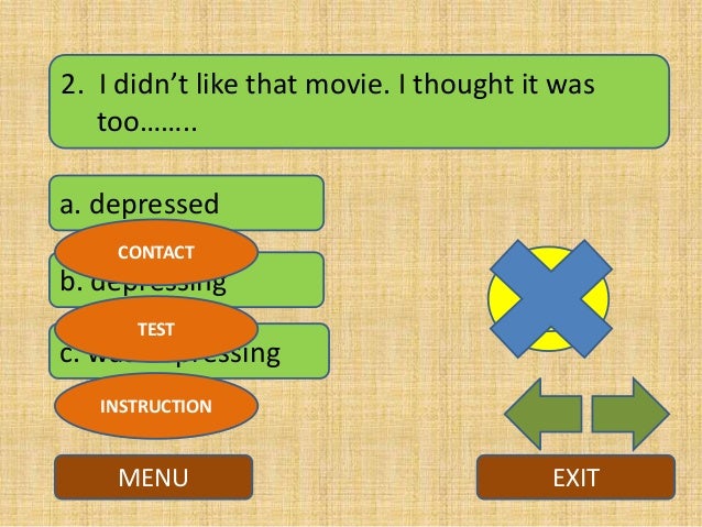 Present Participle As Adjective present-participle-as-adjective