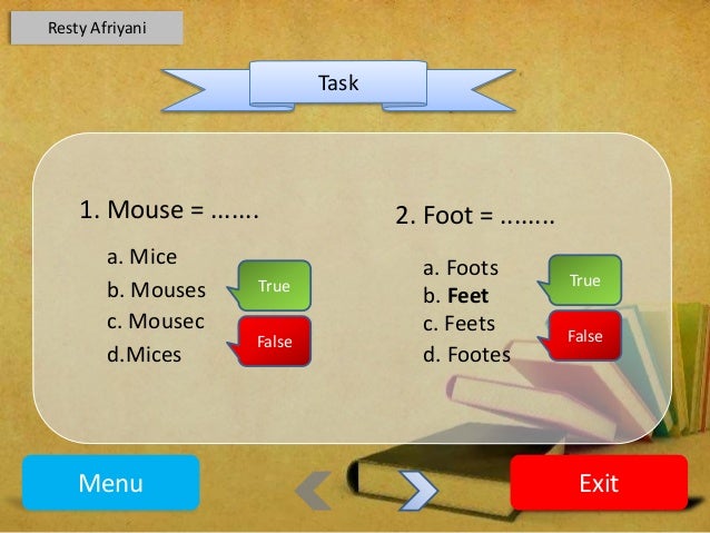 Irregular Form Of Plural Noun