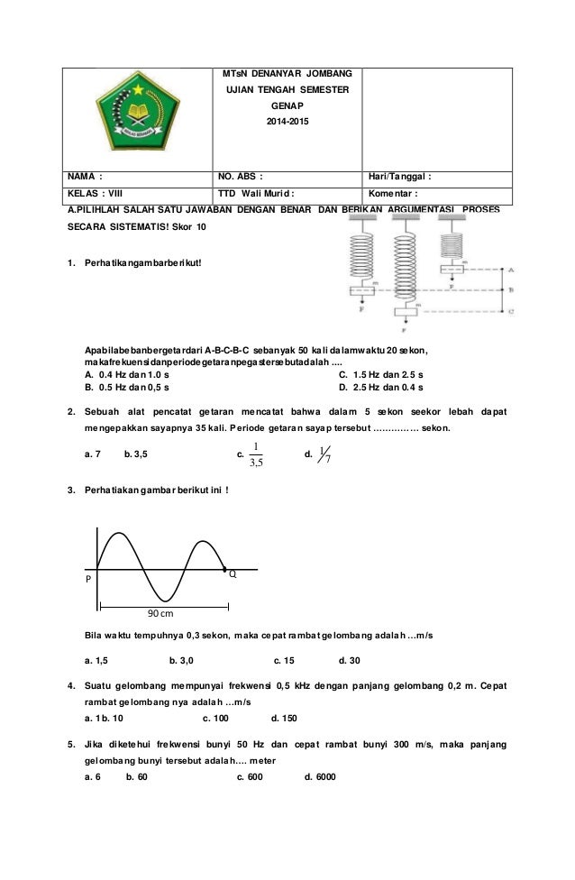 Uts Genap 2014 2015 Mtngsn Denanyar Jomba