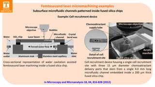 UT Space Institute femtosecond laser micromachining workstation | PDF