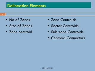 7
STTP - APUTP09
Delineation Elements
 