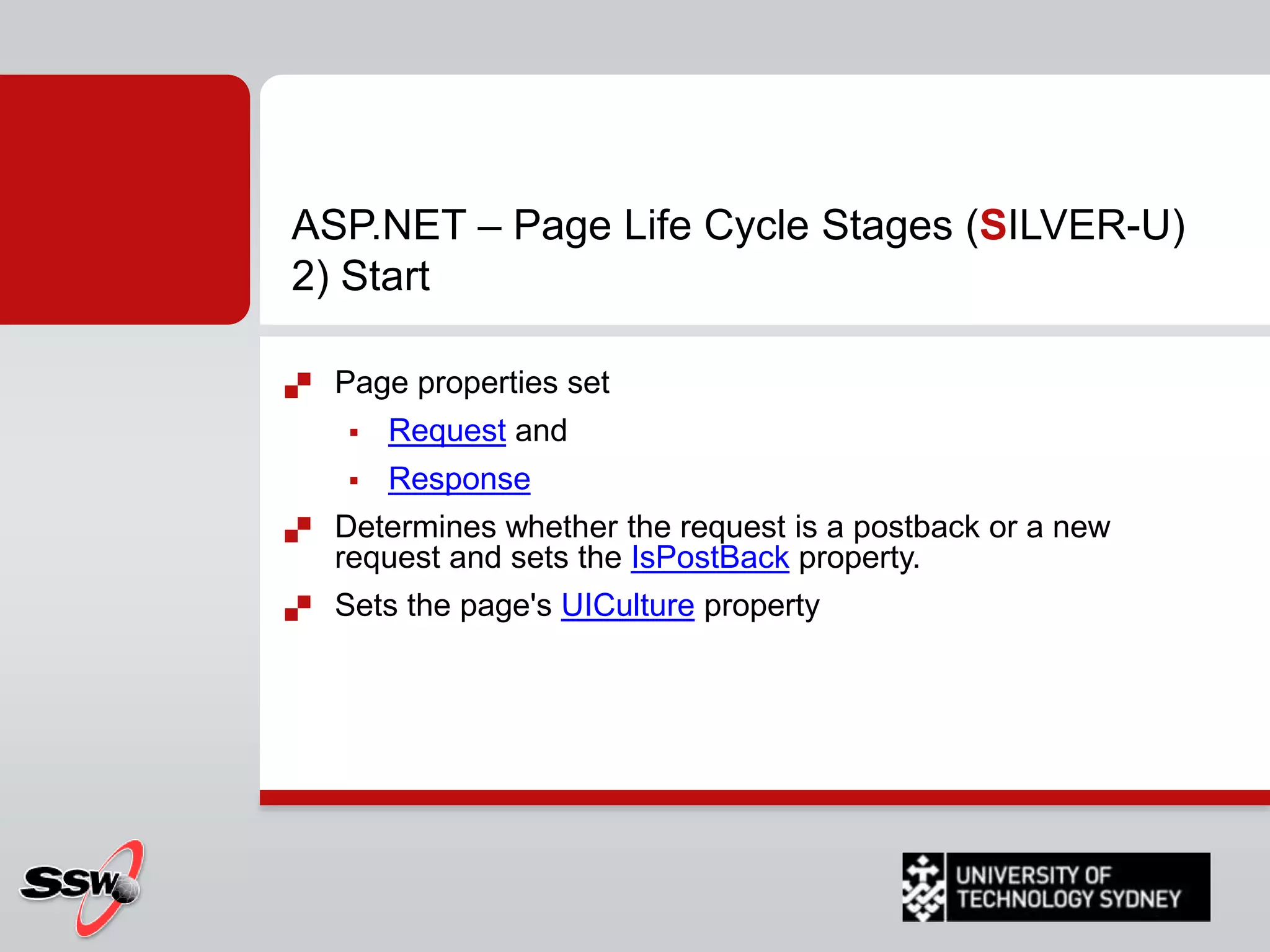 Things to NoticePage DirectiveASP.NET – Page/Web Form