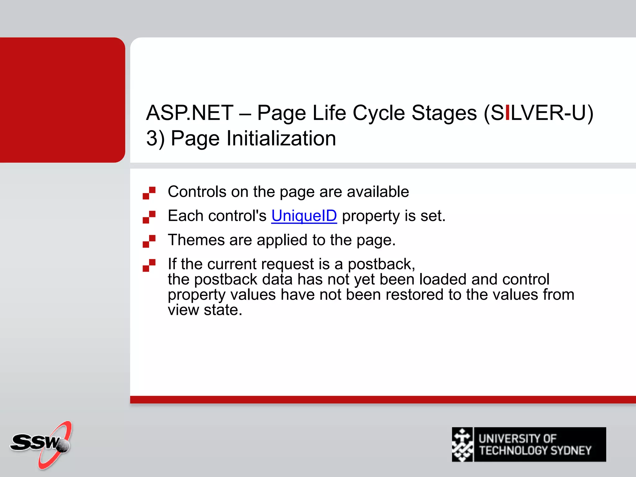 Things to NoticePage DirectiveServer side codeASP.NET – Page/Web Form