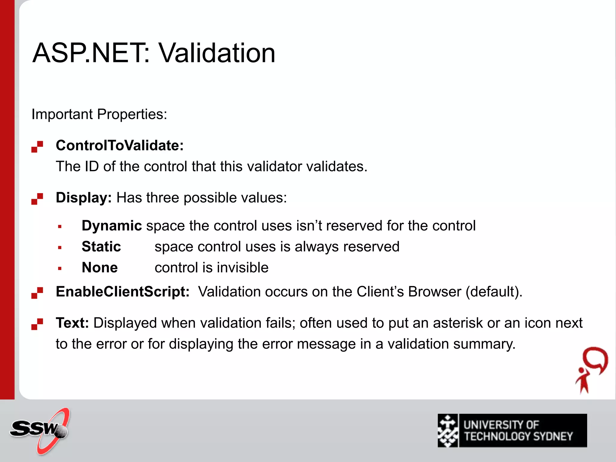 User controls
