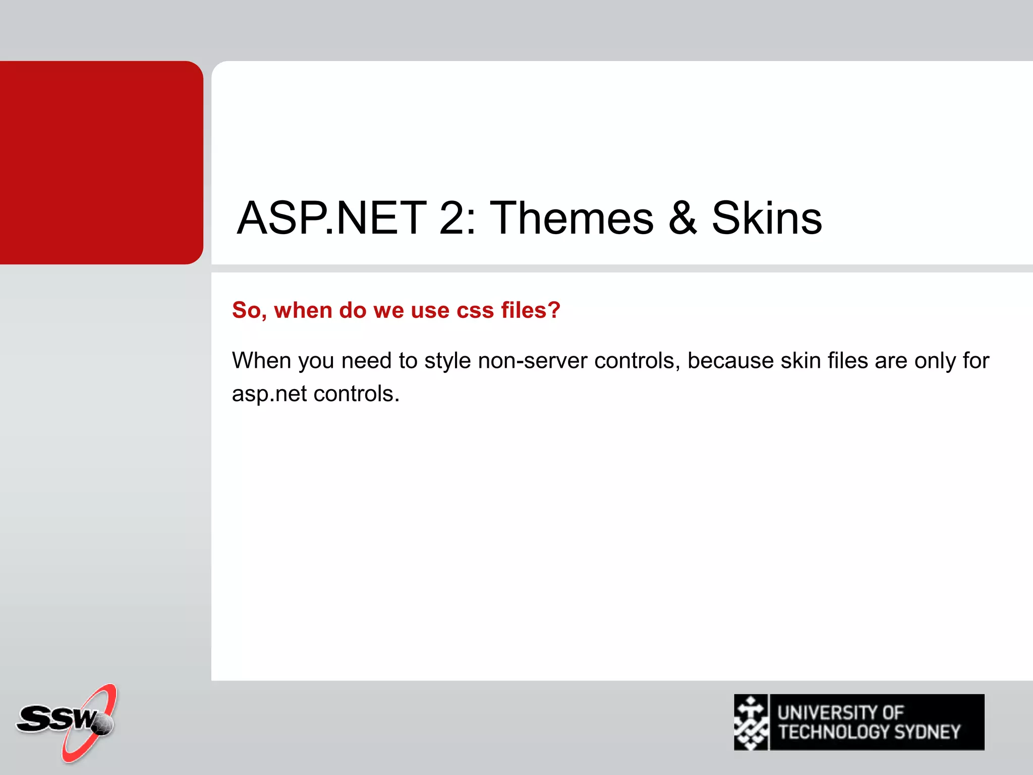 ASP.NET 2: Master Pages
