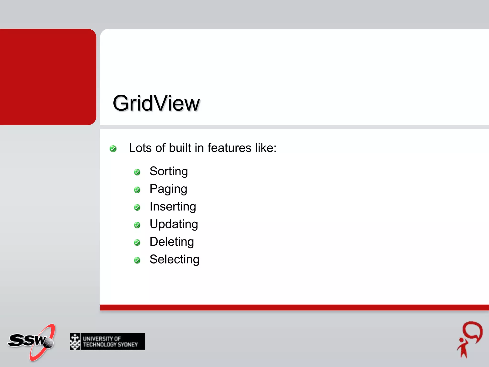 Databinding the GridView (designer)