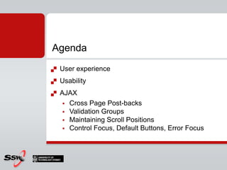 Session 8: Rich Web Forms AJAX & Other Features