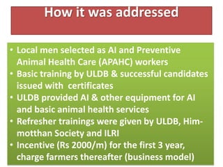 Models for dairy-based livelihood improvement in Uttrakhand, India: Lessons from ILRI 