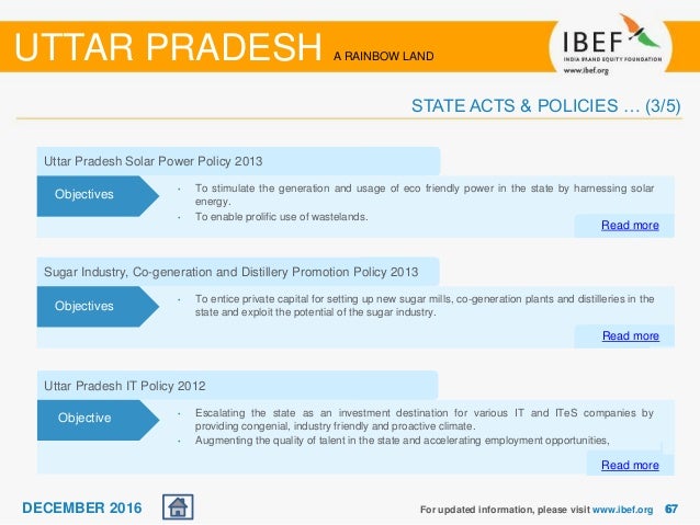 Uttar Pradesh State Report - December 2016