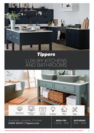 7
Let The Uttoxeter & Cheadle Voice take your business to local homes. To Advertise email uttoxetervoice@hotmail.co.uk, phone 01538 751629 or 07733 466 970
 