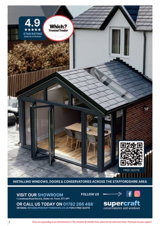 2 If you are responding to an advertisement in The Uttoxeter & Cheadle Voice, please let the advertiser know. Thank you for your support.
 