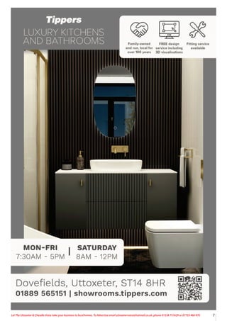 7
Let The Uttoxeter & Cheadle Voice take your business to local homes. To Advertise email uttoxetervoice@hotmail.co.uk, phone 01538 751629 or 07733 466 970
 