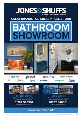 15
Let The Uttoxeter & Cheadle Voice take your business to local homes. To Advertise email uttoxetervoice@hotmail.co.uk, phone 01538 751629 or 07733 466 970
 
