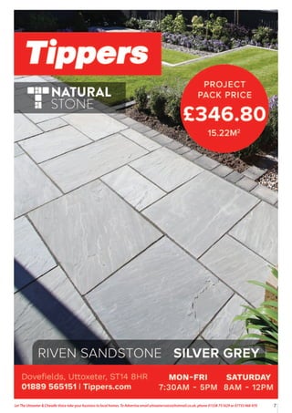 7
Let The Uttoxeter & Cheadle Voice take your business to local homes. To Advertise email uttoxetervoice@hotmail.co.uk, phone 01538 751629 or 07733 466 970
 