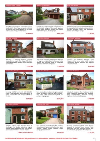 27Let The Uttoxeter & Cheadle Voice take your business to 13,000 local homes. To advertise, call 01538 751629 or 07733 466 970.
 