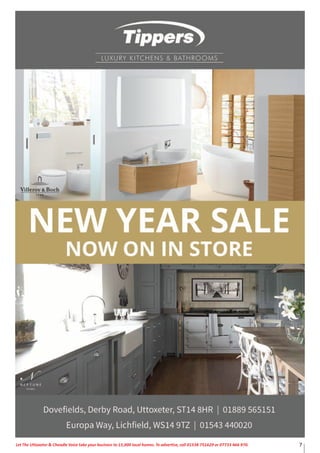 7Let The Uttoxeter & Cheadle Voice take your business to 15,000 local homes. To advertise, call 01538 751629 or 07733 466 970.
 