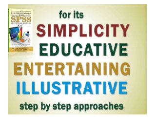 Research Methodology With SPSS Statistical Analysis