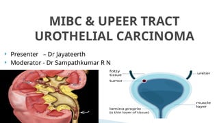 Utuc Presentation UTUC & MUSCLE INVASIVE BLADDER CA POWERPOINT PRESENTATION | PPTX